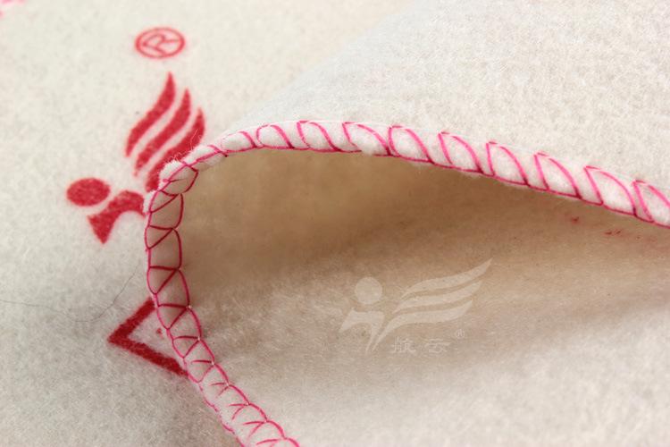 HYG-815-2羊毛毡白50X50 细节-2