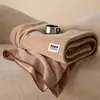 Manta de Felpa Coreana de 360g Manta Multifuncional de Doble Cara Lana de Cordero Engrosada Cálida Manta Casual Manta para Siesta en Sofá 4