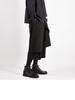 Pantalones anchos de primavera y verano de Yohji Yamamoto para hombre, diseño falso de dos piezas, culottes holgados de talla grande, pantalones samuráis de ocho y nong