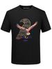 Camiseta de Verano para Hombre Tops de Manga Corta Ropa de Moda Holgada de Media Manga Casual Nuevo Estilo 2026 Camiseta Camisa Base Estampada