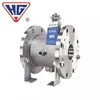 Válvula de Bola Manual Aislada de Acero Inoxidable Hugong de Shanghái Bq41F-16P/Rl Válvula Aislada con Camisa para Vapor a Alta Temperatura