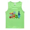 Colete de Verão Infantil 2026 Estilo Coreano Algodão Casual Camiseta Interna Absorvente de Suor Roupa Externa Esportiva Moletom Sem Manga para Meninos
