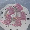 [Serie Rosa Fuego] Joyería Hecha a Mano Luminosa de Luciérnaga DIY - Flor de Resina