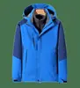 Chaqueta de forro polar bicolor, tres en uno, moda deportiva casual para exteriores, versátil para grupos de hombres, ropa de montañismo