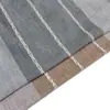Suministro directo de fábrica raya tridimensional textil para el hogar explosión imitación algodón y lino tela cortina cojín mantel tela de poliéster venta caliente