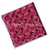 Jabón de rosas rizado de seis capas para el Día del Maestro, cabeza de flor de jabón, simulación de flor, ramo de bricolaje, caja de regalo, material al por mayor