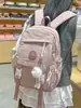 Mochila Fresca y Elegante para Estudiantes con Textura Libre de Arrugas, Perfecta para Salidas Diarias, Compras y la Escuela