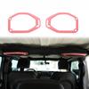 Adecuado para Jeep Wrangler Modelo 18, Accesorios Decorativos de Anillo de Bocina de Techo ABS Modificado