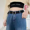Cinto Trançado Feminino Estilo Ins Estudante Decorativo Jeans Tendência Simples Moda Calças Cinto Masculino Cinto de Treinamento Militar