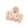 Acessórios de cabelo transfronteiriços flor de ovo feminina fosco cruz pequena garra arco rabo de cavalo garra clipe cor nuvem oca