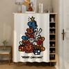 Graffiti Art Gabinete de banheiro Abrigo Cortina Gabinete de armazenamento Diversos Feio Cobertura Cortina Cozinha Armazenamento Rack Sapateira Cortina de pó