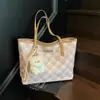 Bolsa Tote de Gran Capacidad para Mujer Estilo Nuevo 2025 Bolso de Mano Simple Elegante para Viajar Versátil Moda Bolso de Hombro Axila