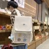 Mochila Estudiante Grande y Colorida, Modelo Nuevo Primavera/Verano 2026, Bolsillo Transparente Ruiying, Bolsa de Doble Hombro de Gran Capacidad para Mujer