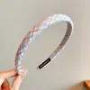 Faixa de Cabeça Rosa de Cano Alto para Mulheres 2026 Novo Estilo, Faixa de Cabeça Versátil de Alta Qualidade para Sair, Acessório de Cabelo com Alto Valor Estético