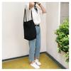 J01 Algodón Lavado y Lino Bosque Tirantes Espagueti Un Hombro Bolso Bandolera Mochila Bolsa de Tela Venta al por Mayor Simple Literario Bosque Bolso Femenino Estudiante