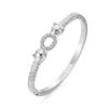 Pulsera Oro Rosa Pulsera de Moda para Mujer Ins Lujo Ligero Nicho Cabeza de Leopardo Sentido de Alta Gama No se Cae Pulsera BFF Joyería