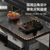 Mesa de Centro Sala de Estar Escritório Doméstico Vidro Temperado Mesa de Chá Simples Moderna Estilo Italiano Apartamento Pequeno Mesa Retangular