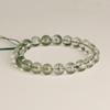 Brasil cristal natural fino fantasma verde contas soltas cornucópia estrela lasanha 5/6mm pulseira simples