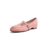 ¡El color es increíble! Zapatos Mary Jane de Nuevo Modelo 2026 con Tacón de 3.5 cm en Color Coral, Cómodos Zapatos con Tira en T de Suela Suave y Parte Superior Suave
