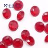 Yongjia Color Gema Redondo Cristal Vidrio Piedra Desnuda Cara de Anillo Joyería Adornos Accesorios de Joyería Decorativos Productos Semiacabados