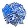 Suministro al por mayor película de PVC gruesa impermeable anti-penetración imitación mosaico parque acuático piscina película antideslizante