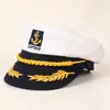 Chapéu de capitão piloto para mulheres, adereço para apresentação de palco, festa à fantasia sessão de fotos uniforme retrô chapéu de marinheiro