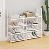 Producto Popular de Exportación del Sudeste Asiático: Zapatero Sencillo de Múltiples Niveles, Organizador de Almacenamiento, Estante Multifuncional, Tubo de Acero Tela No Tejida Zapatero Minimalista