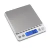 Balanza de Cocina Doméstica I2000 Balanza Digital Solapa de Acero Inoxidable Bolsillo Pantalones Balanza para Joyería 0.01G 0.1G 3000G