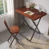 Juego de Mesa y Sillas para Apartamentos de Alquiler, Mesa de Comedor Elevada, Mesa Portátil, Juego Completo de Sillas Plegables y Mesas Plegables para Comercio Electrónico Transfronterizo