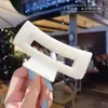 Elegante Pinza Grande de Tiburón Acrílica para Cabello Grueso, Accesorio de Cabello Femenino, Pasador Simple para la Parte Trasera de la Cabeza