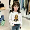 Camiseta de Algodón con Estampado de Dibujos Animados de Moda y Linda, Manga Larga, para Niños Mayores en Otoño 2026
