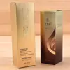 Caja de Cartón Dorada y Plateada, Caja de Empaque Exterior para Cosméticos con Estampado Metálico e Impresión UV, Caja de Regalo, Caja de Color para Productos de Salud