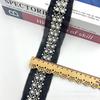 Nuevo estilo encaje accesorios perla cinta accesorios encaje ropa zapatos sombrero decoración 4.5CM de ancho