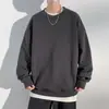 Suéter Base de Color Sólido con Cuello Redondo de Marca de Moda Americana para Hombre de Primavera y Otoño Chaqueta Exterior de Calle Mismo Estilo para Pareja de Hombres y Mujeres