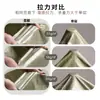 Bolsa Tejida Impermeable, Recubierta Gris-Verde, Engrosada, Tamaño Grande, Bolsa de Empaque para Logística de Ropa, Bolsa Personalizada de Piel de Serpiente
