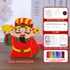 No Necesita Esmalte Filigrana, Imanes Creativos para Refrigerador, Hechos a Mano Magnéticos DIY Estilo Chino Kit de Materiales de Imán para Refrigerador Cultural y Creativo, Regalos para Eventos