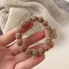 Moderna Colección de Gomas para el Cabello de Otoño e Invierno para Mujer, Diademas de Alta Gama, Bandas Elásticas para Atar el Cabello, Alta Elasticidad, Duraderas, Diseño Sencillo, Estuche de Cuero