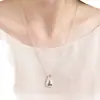 Bolsa de la Fortuna a Juego de Blogger Collar a Cuadros para Mujer, Lujo Accesible Nicho Cadena de Clavícula de la Fortuna Accesorios