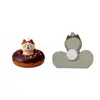 Ímã de Geladeira Gato Fofo Estilo Japonês Ins Alto Valor Magnético 3D Pão Assando Bolo Decoração de Cozinha Metabo