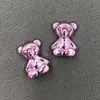 Metal Plata Dorado Oso galvanizado diy hecho a mano acrílico estéreo pendientes accesorios para el cabello carcasa de teléfono móvil material venta al por mayor