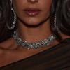 Acessórios de strass mais vendidos do AliExpress, colar personalizado de várias camadas, moda europeia e americana, simples, para festa noturna, colar feminino ondulado