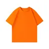 Nova Camiseta Lisa de Verão com Gola Redonda e Manga Curta Masculina Solta Tamanho Plus Size Manga Meia Camada Base Suporte LOGO Bordado Comércio Exterior