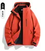 Chaqueta de montaña 3 en 1 para mujer estilo Burton, totalmente sellada térmicamente, para exteriores, cortavientos e impermeable, con abrigo de plumas para hombre
