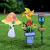 Decoração Criativa para Jardim Externo, Pátio, Flores, Moinho de Vento de Ferro Giratório, Horta de Jardim, Ornamento para Paisagismo de Pousada