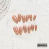 24 PIEZAS Colección de Arte para Uñas Bestseller Transfronterizo Navidad Halloween Flor Uñas Portátiles Ojo de Gato Halloween Piezas de Uñas Portátiles