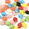 Superficie de Cerámica con Cuentas de Colores Simples Peces Flor de Cinco Pétalos Cuentas Pulsera de Cuentas Hecha a Mano DIY Accesorios Decorativos