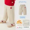 [Antibacterianos y Térmicos] Pantalones de Forro Polar para Niñas, Pantalones Casuales Engrosados para Otoño e Invierno, Pantalones Rectos de Año Nuevo para Bebés Pequeños