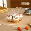 1/2/3/4 Caixa de cupcake Cupcake Transparente Blister Maffin Copo Papel Toso Mu Si Caixa de embalagem de sobremesa