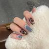 Usando comprimidos de unhas atacado coleção drill nail tablets rosa nail tablets removíveis unhas falsas terminadas nail art