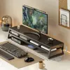 Soporte Elevador de Monitor para Computadora de Escritorio Base de Pantalla Soporte Bandeja para Teclado Elevación Engrosamiento